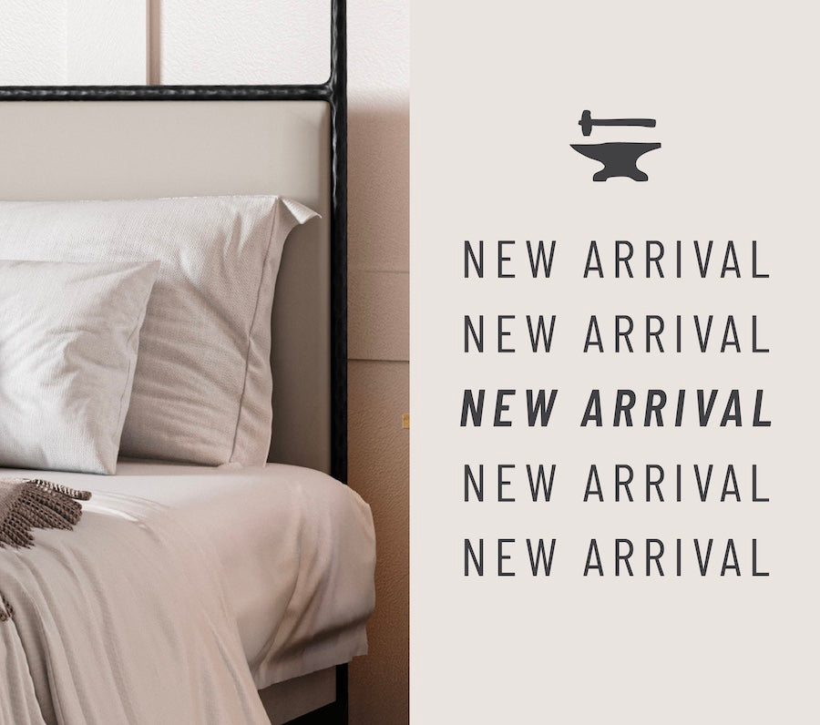 Introducing Benton, Amity Four Poster, and Forest Archway Hand-Forged Iron Beds
