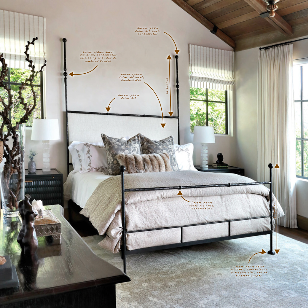 How can I commission a custom iron bed?