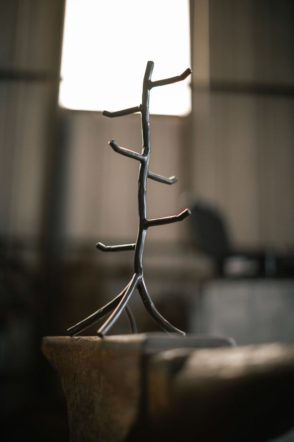 Twig Hand-Forged Mug Rack