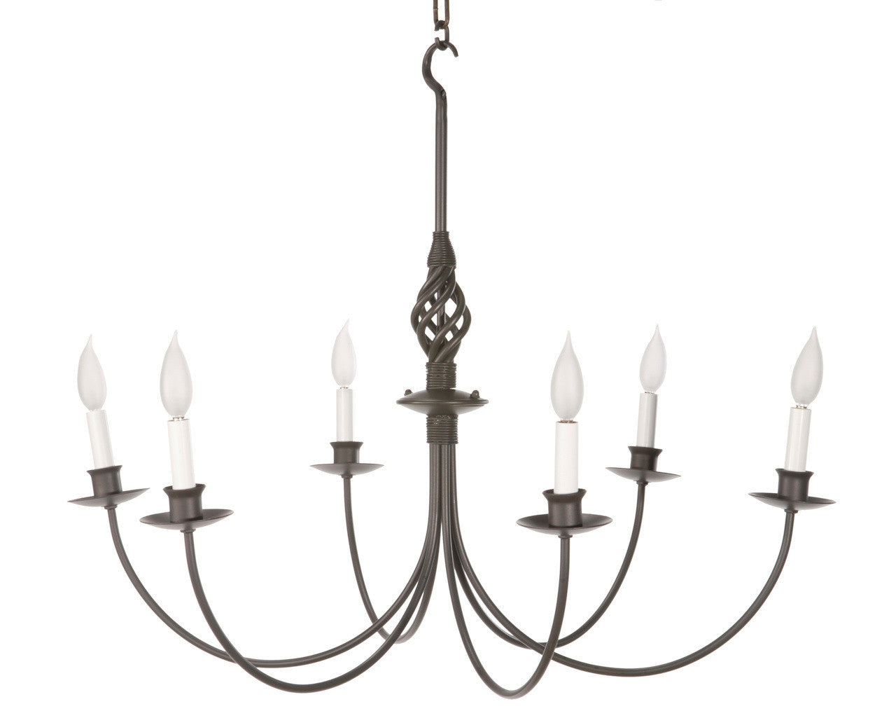Woven Hand-Forged Iron Chandelier