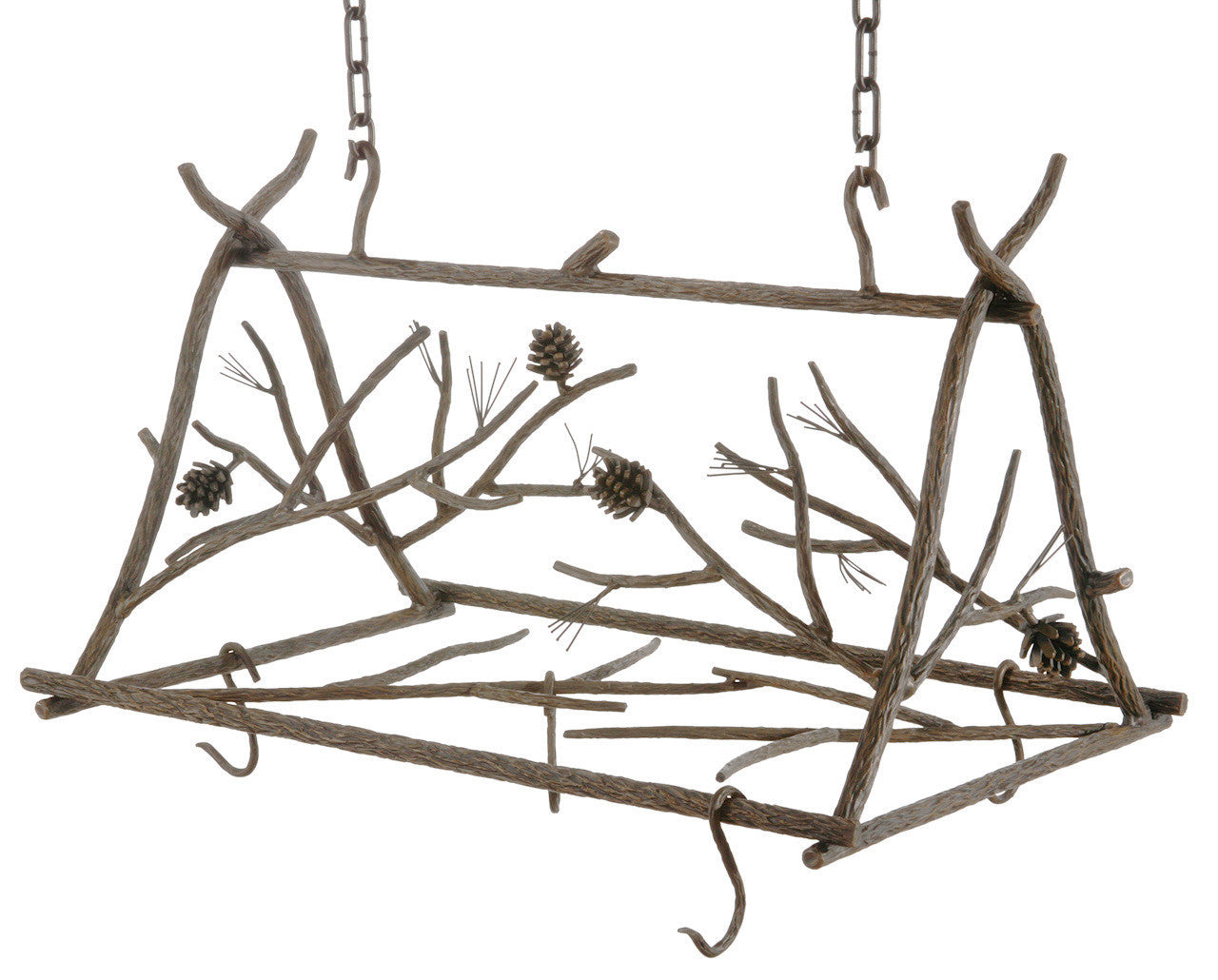Urban Forge Custom Evergreen Triangle Pot Rack