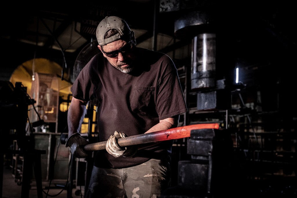 Urban Forge Driftwood Hand Forged Low Bookshelf