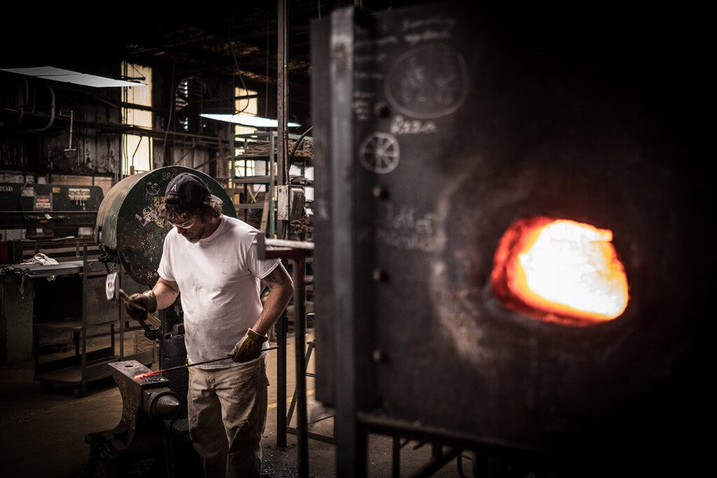 Urban Forge Driftwood Iron Accent Table