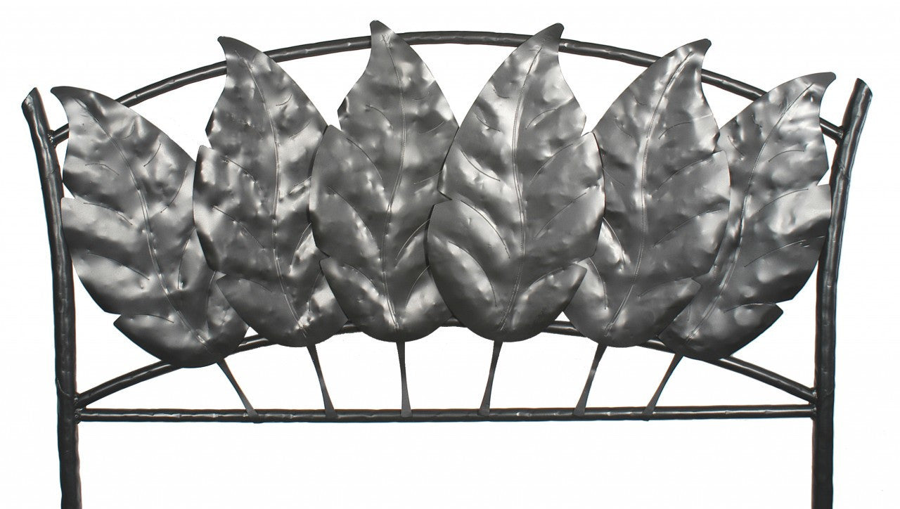 Custom Tropical Leaf Headboard