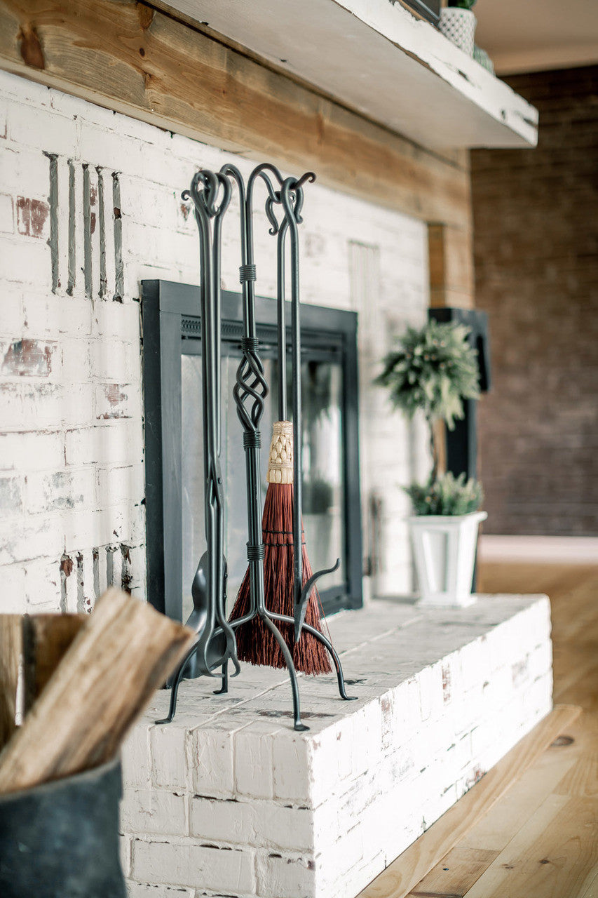 Urban Forge Woven Fireplace Tool Set - 5 Piece Set