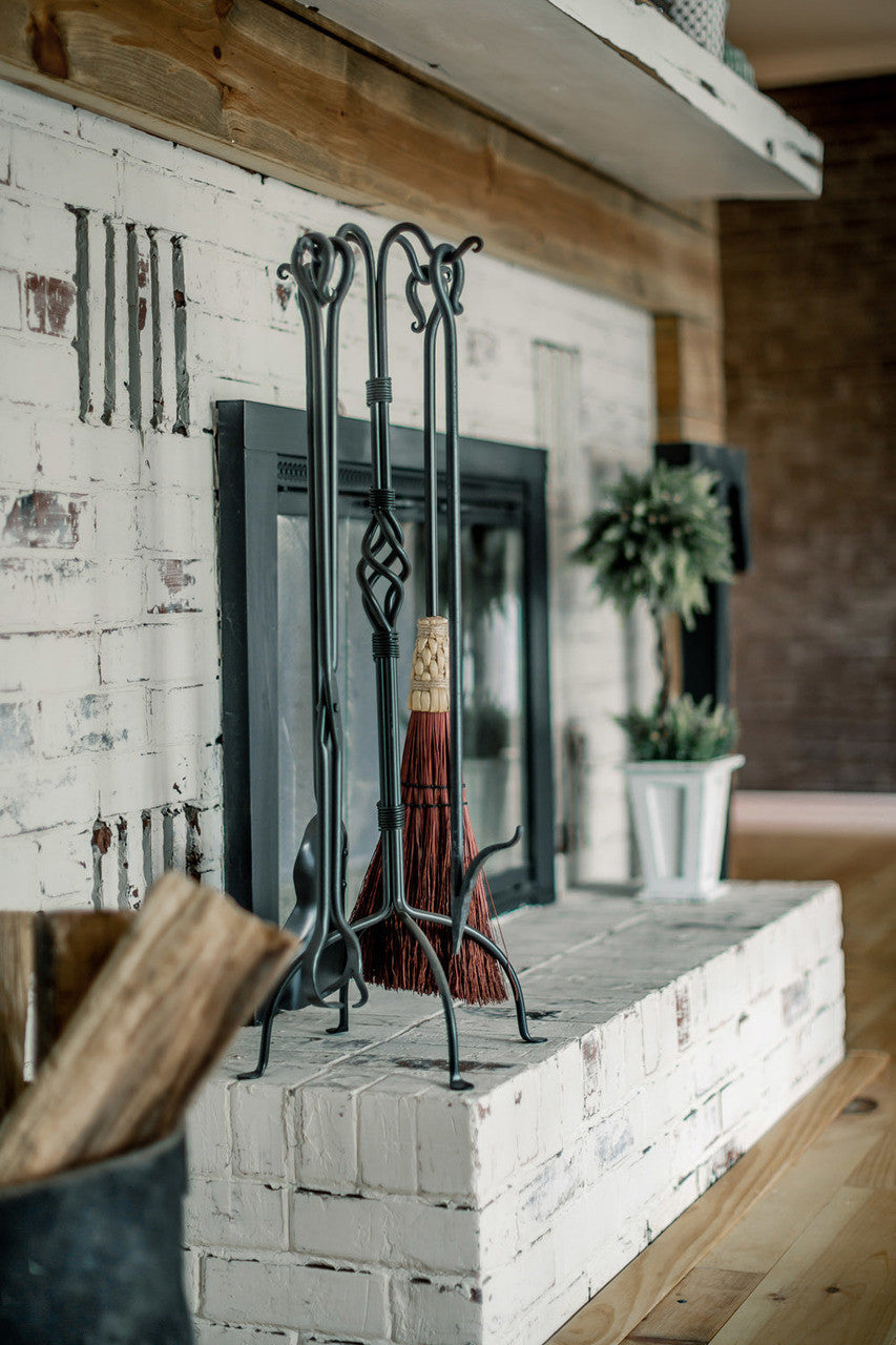 Urban Forge Woven Fireplace Tool Set - 5 Piece Set