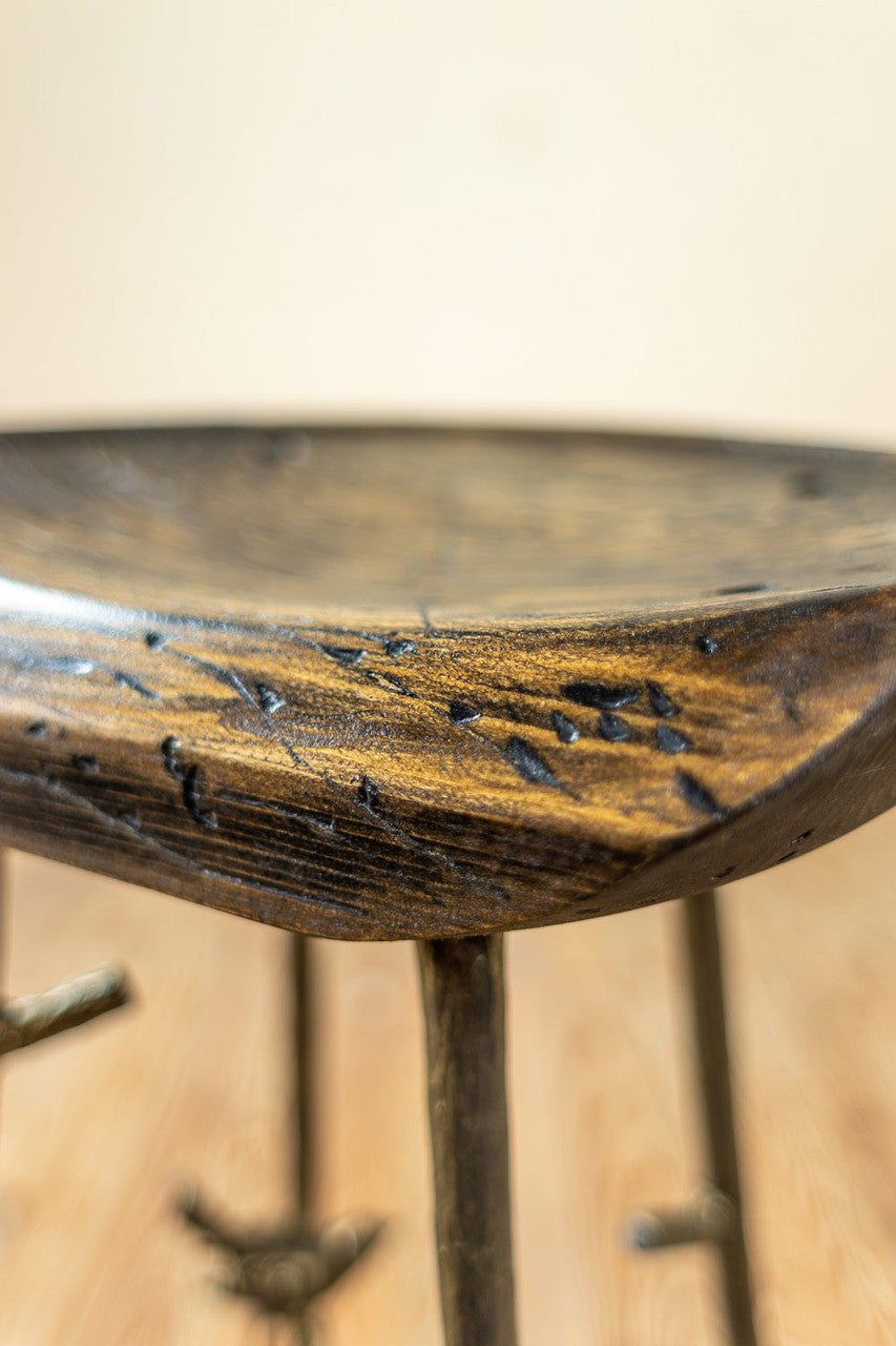 Urban Forge Bird & Branch Stool