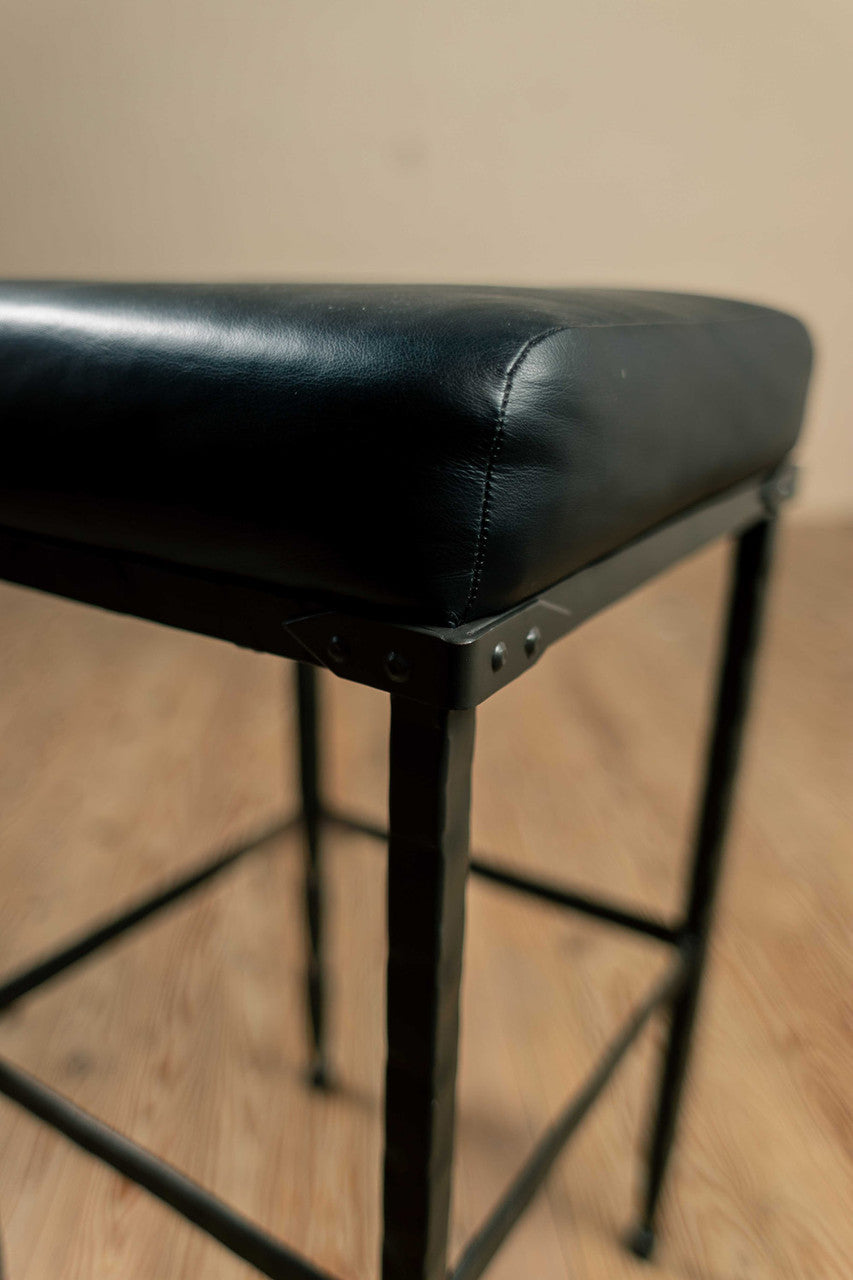 Urban Forge Blackwell Iron Stool with No Back
