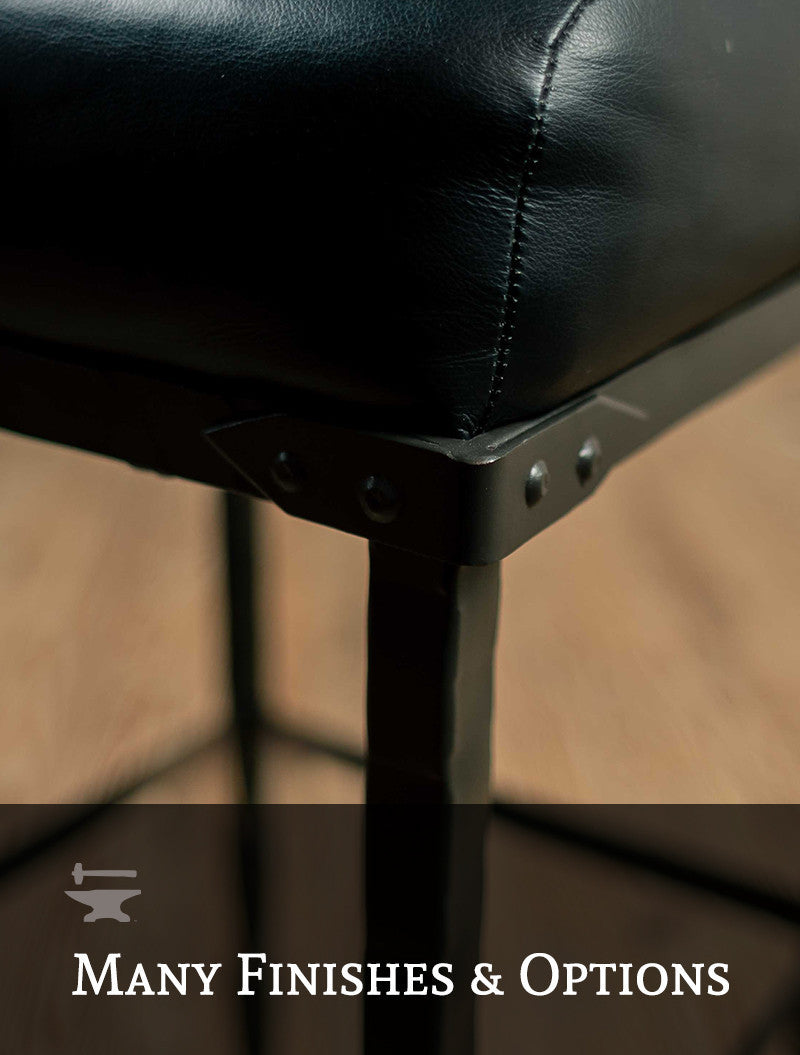 Urban Forge Blackwell Iron Stool with No Back