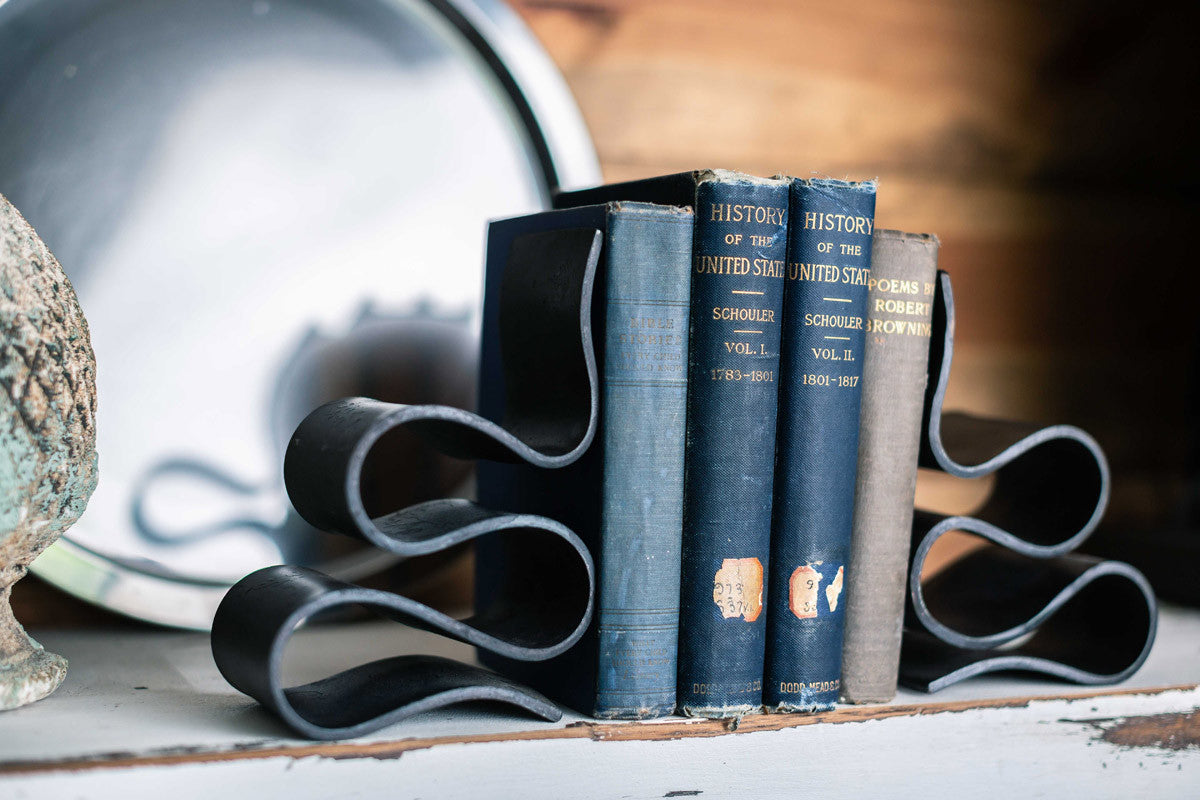 Urban Forge Forged Book Ends Set