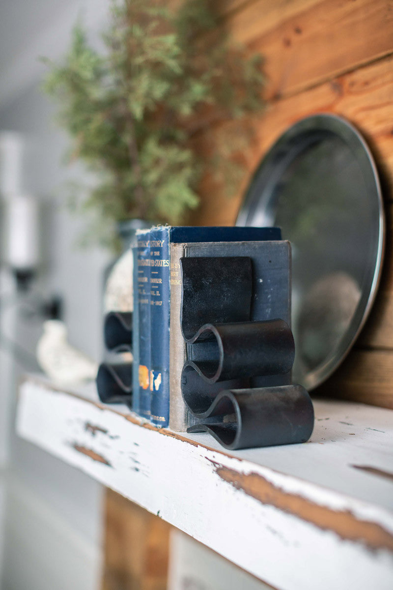 Urban Forge Forged Book Ends Set