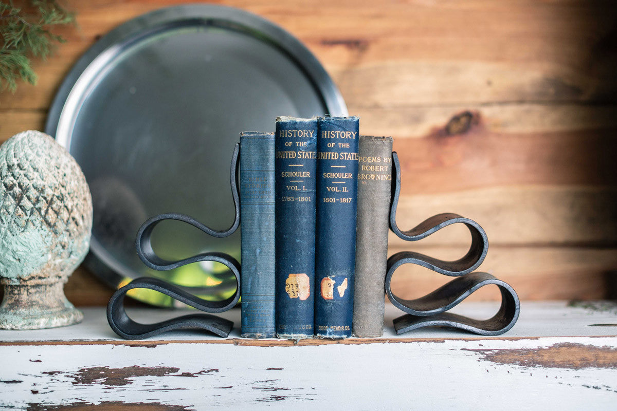 Urban Forge Forged Book Ends Set