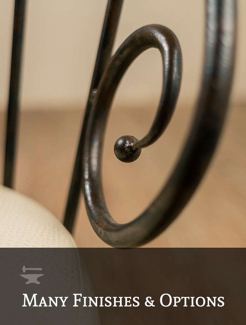 Urban Forge Caraway Iron Arm Chair