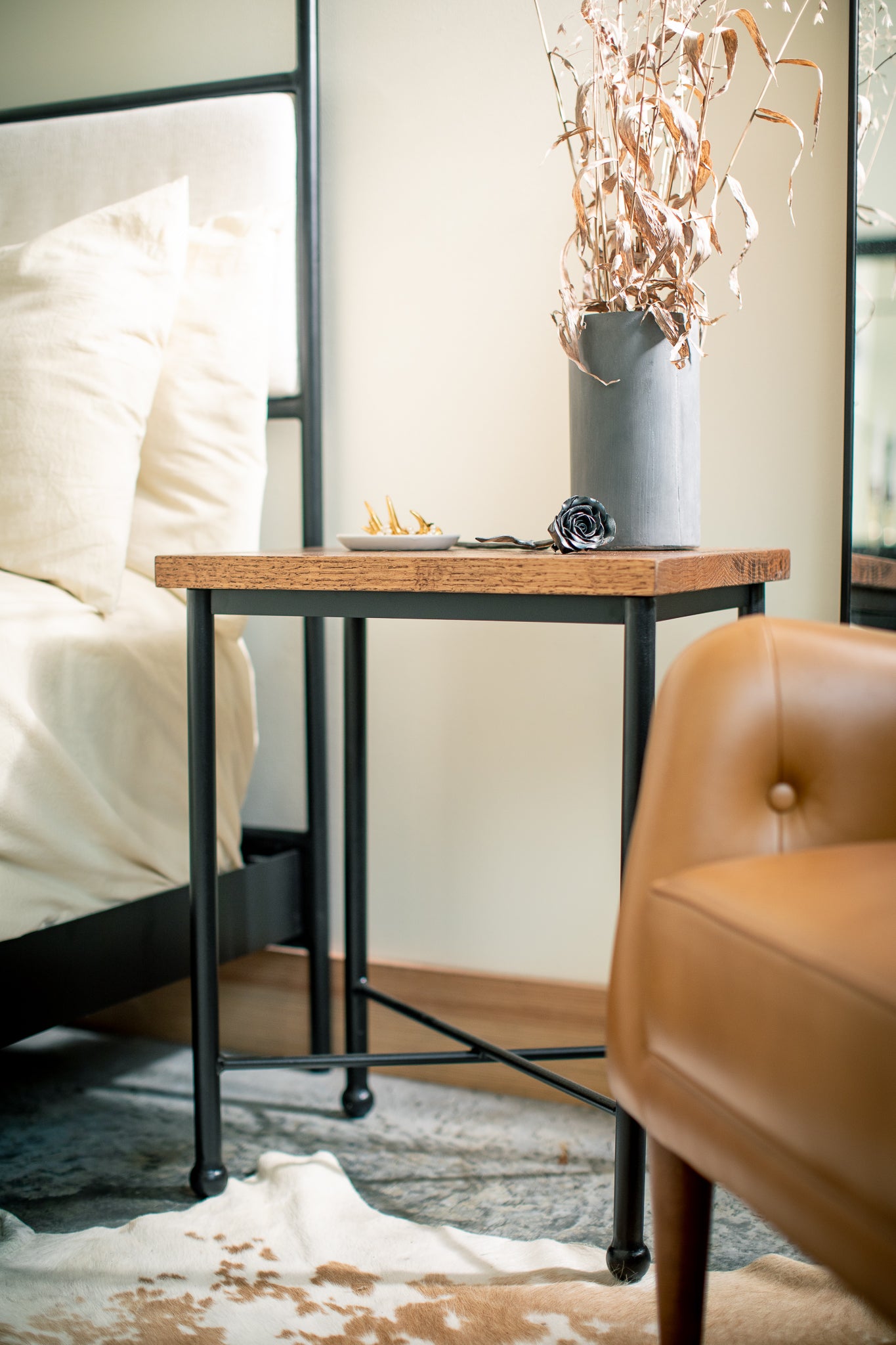 Corinth Iron Side Table