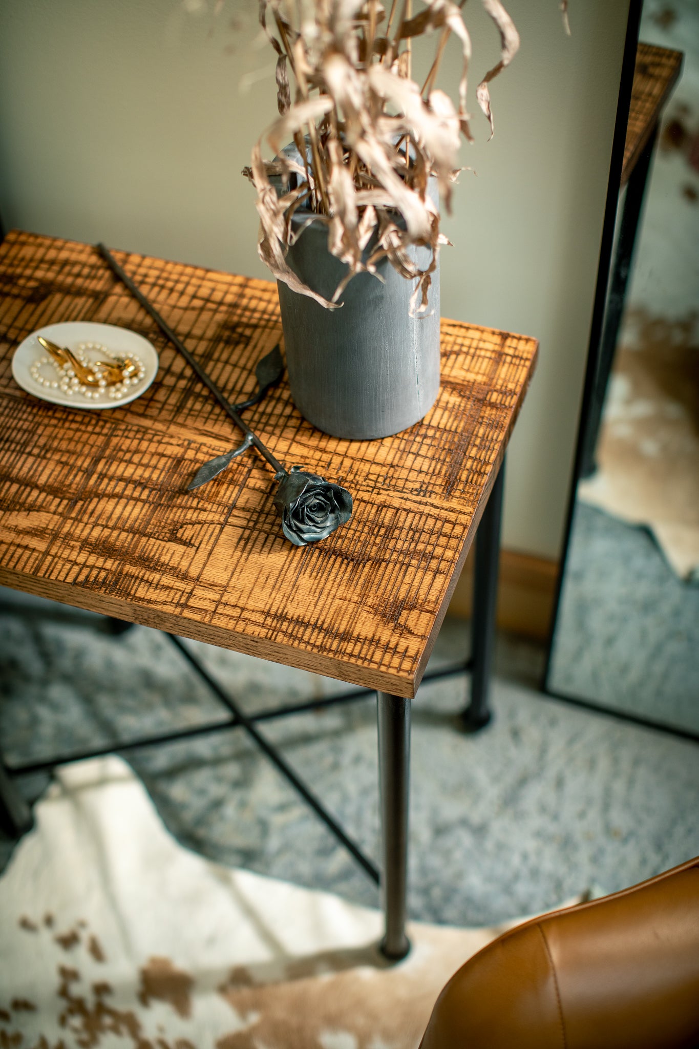Corinth Iron Side Table
