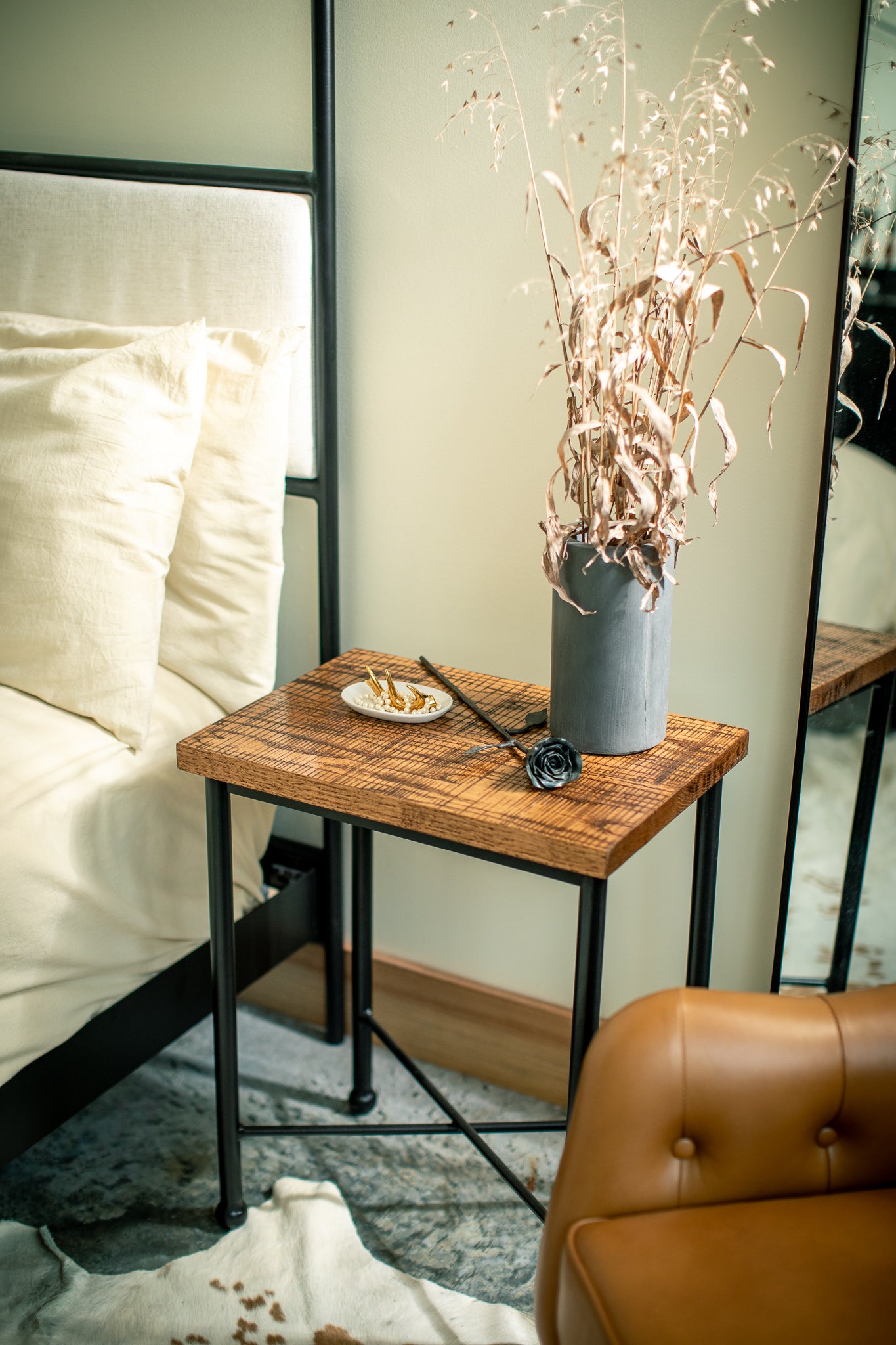 Corinth Iron Side Table