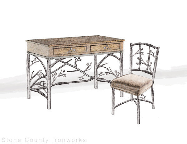Custom Elm Springs Desk & Chair