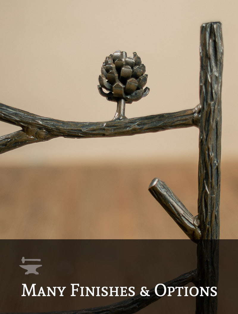 Urban Forge Evergreen Iron Stool