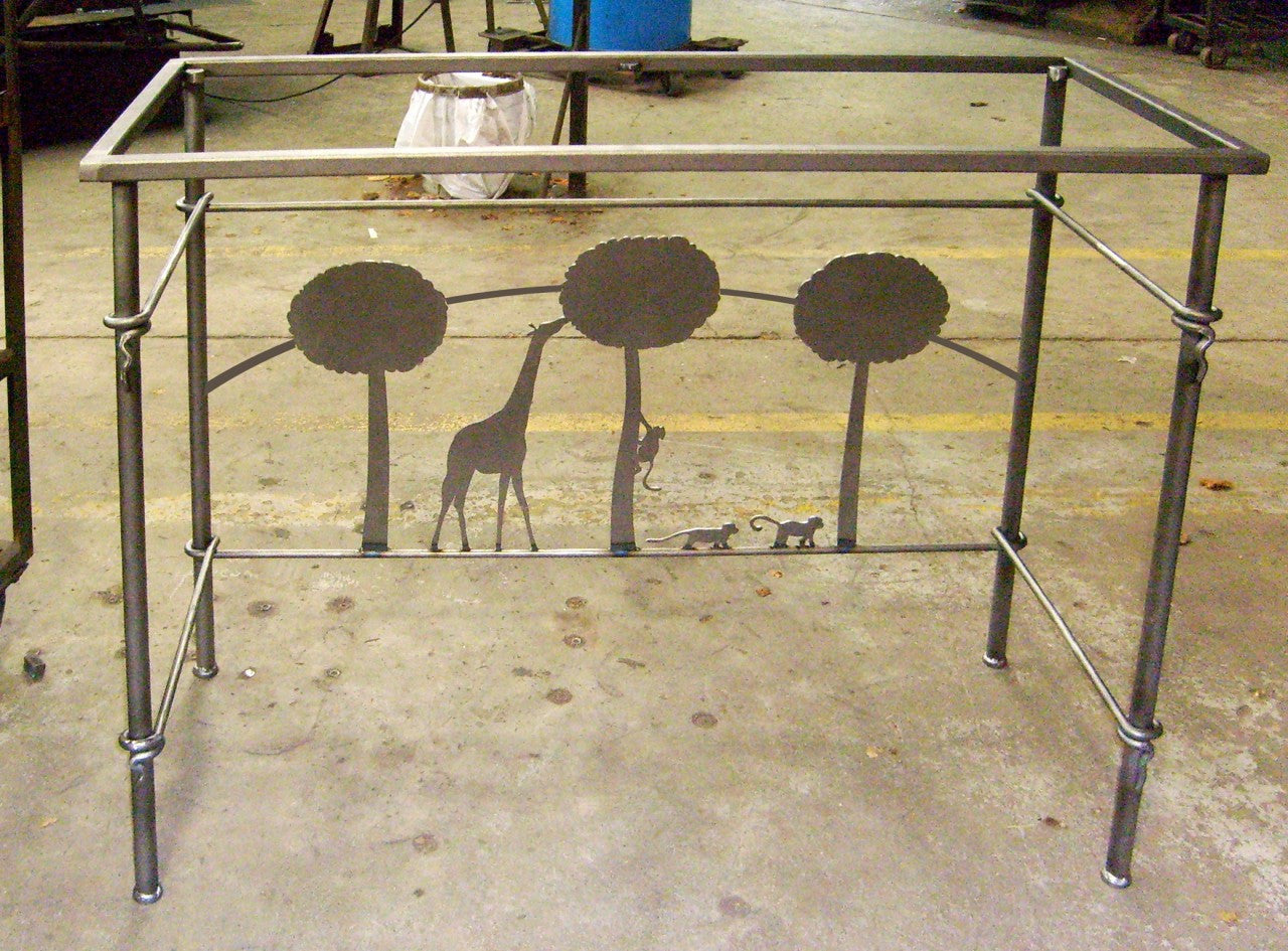 Custom Giraffe Console Table