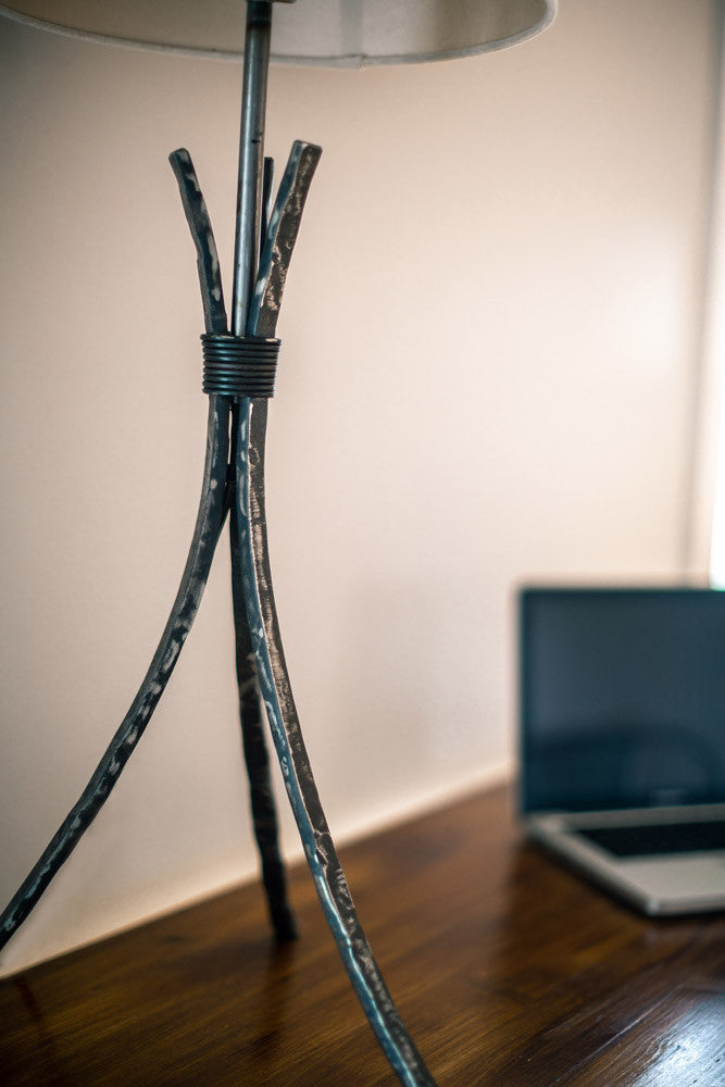 Urban Forge Meridian Iron Table Lamp