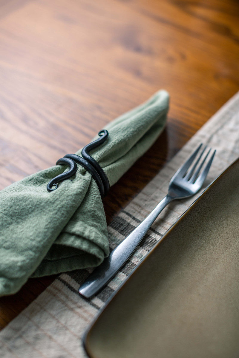 Urban Forge Spring Napkin Ring - Set of 4