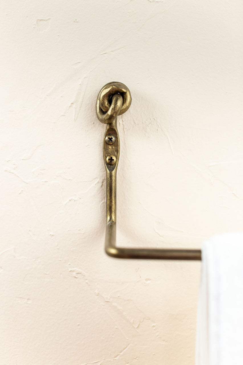 Urban Forge Rose Bud Iron Tissue Holder
