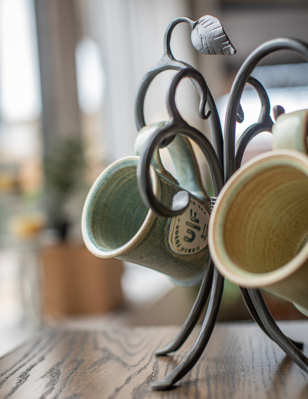 Urban Forge Sylamore Iron Mug Rack