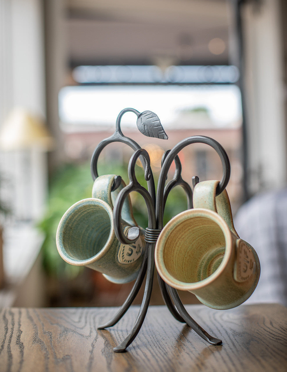 Urban Forge Sylamore Iron Mug Rack