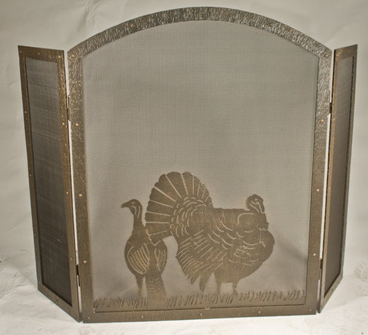 Custom Turkey Fire Screen