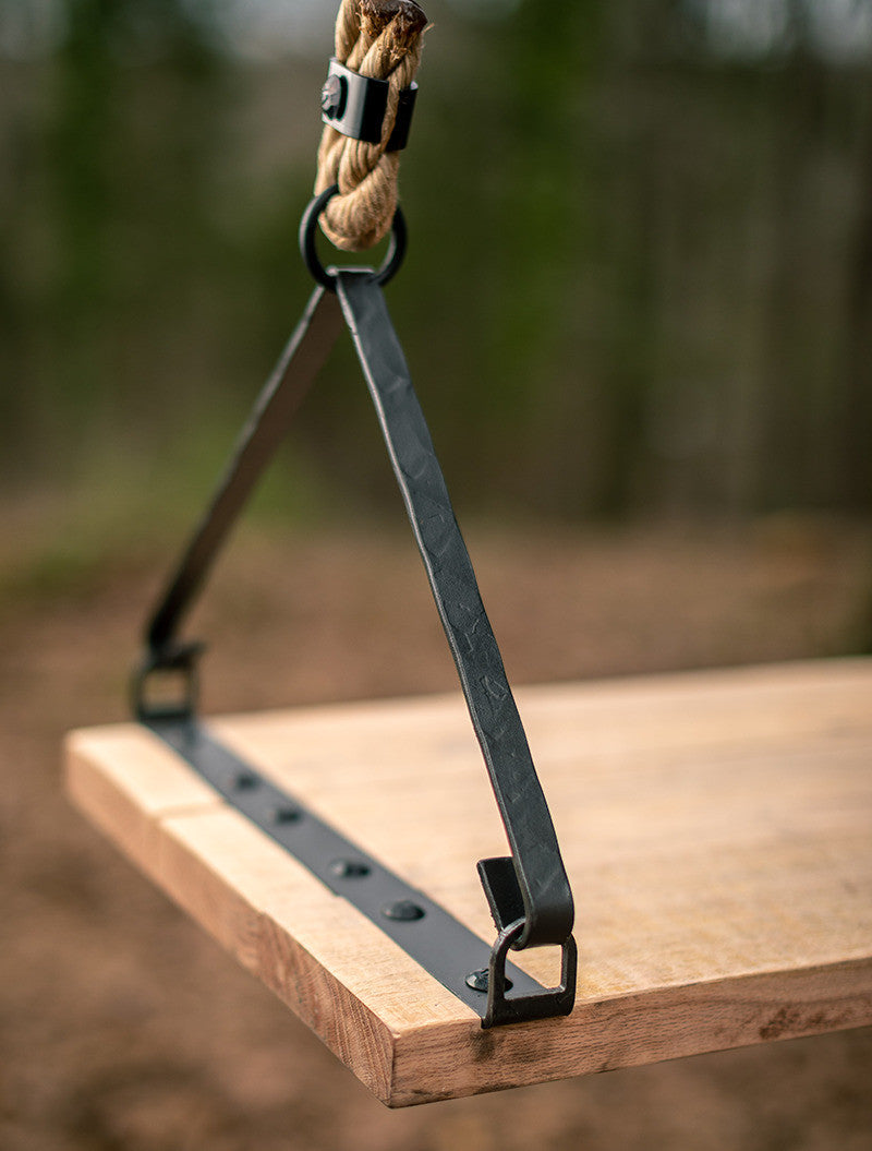 Urban Forge The 201 Swing with Oak Wood Planks