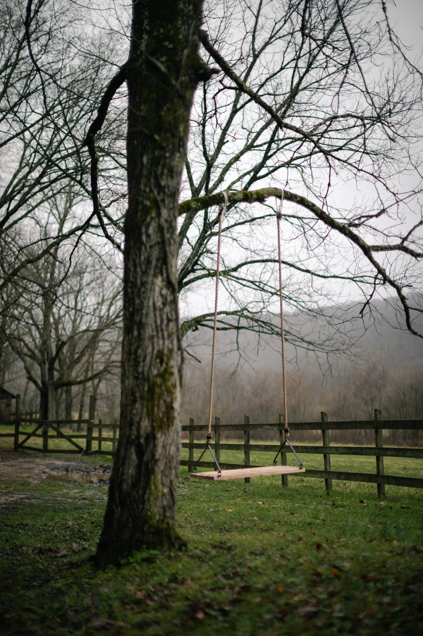 Urban Forge The 201 Swing with Oak Wood Planks