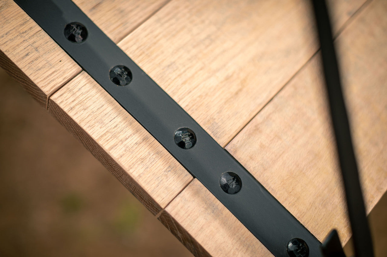 Urban Forge The 201 Swing with Oak Wood Planks