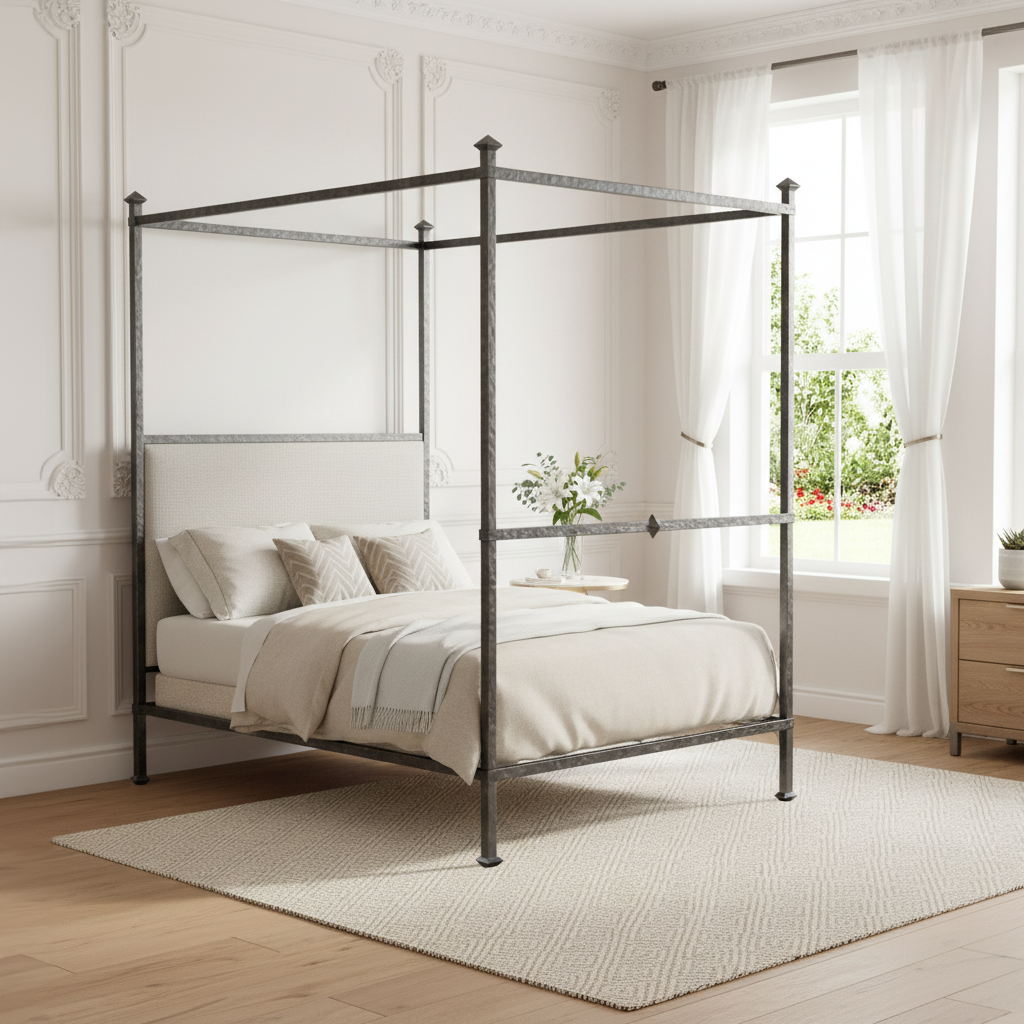 Blackwell Forged Iron Canopy Bed