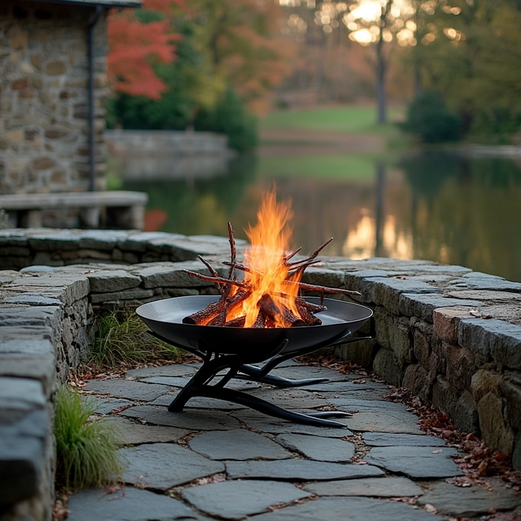 Driftwood Hand-Forged Fire Pit
