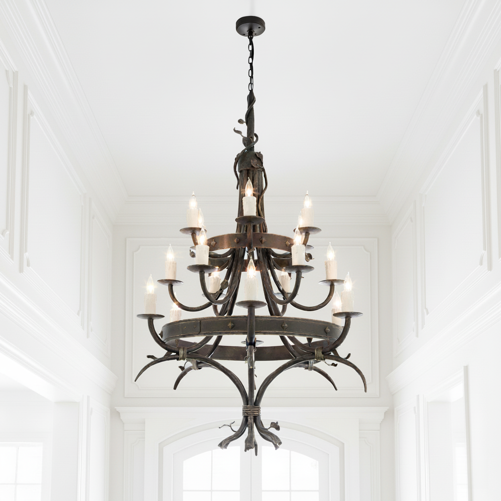 Elm Springs Iron Chandelier
