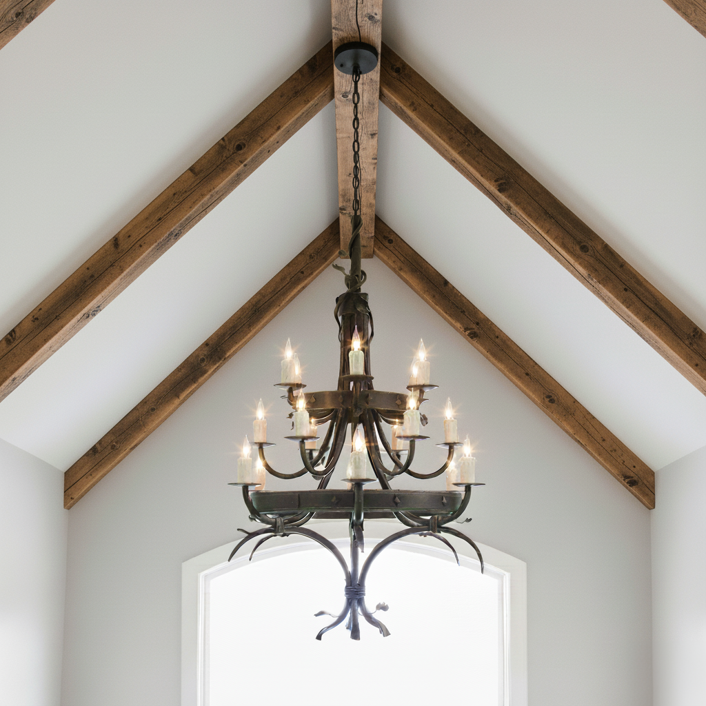 Elm Springs Iron Chandelier