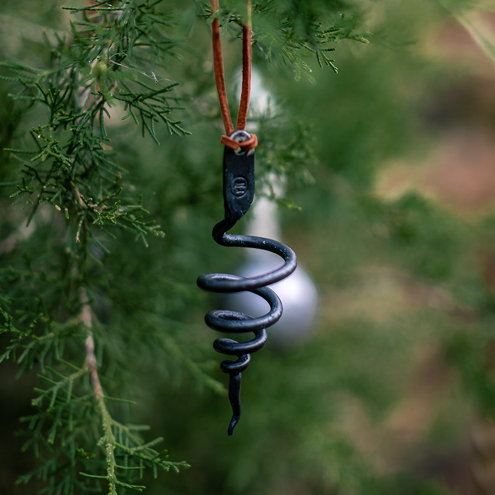 Blacksmith Spiral Ornament