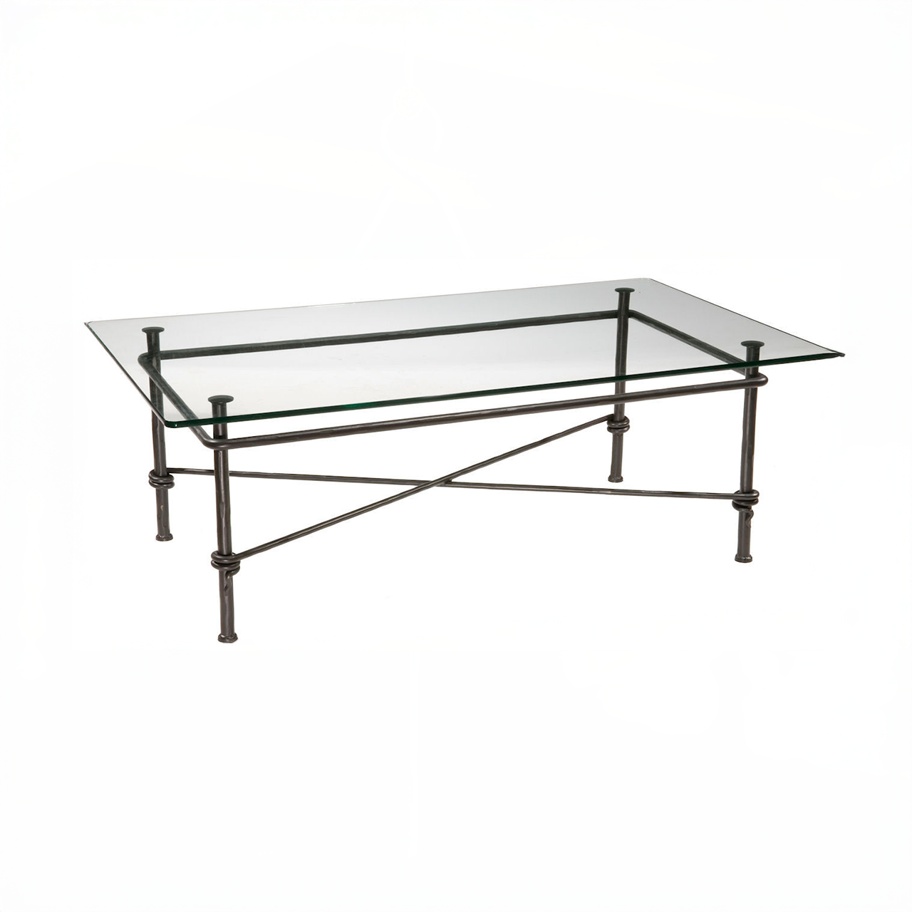 Urban Forge Big Spring Iron Coffee Cocktail Table