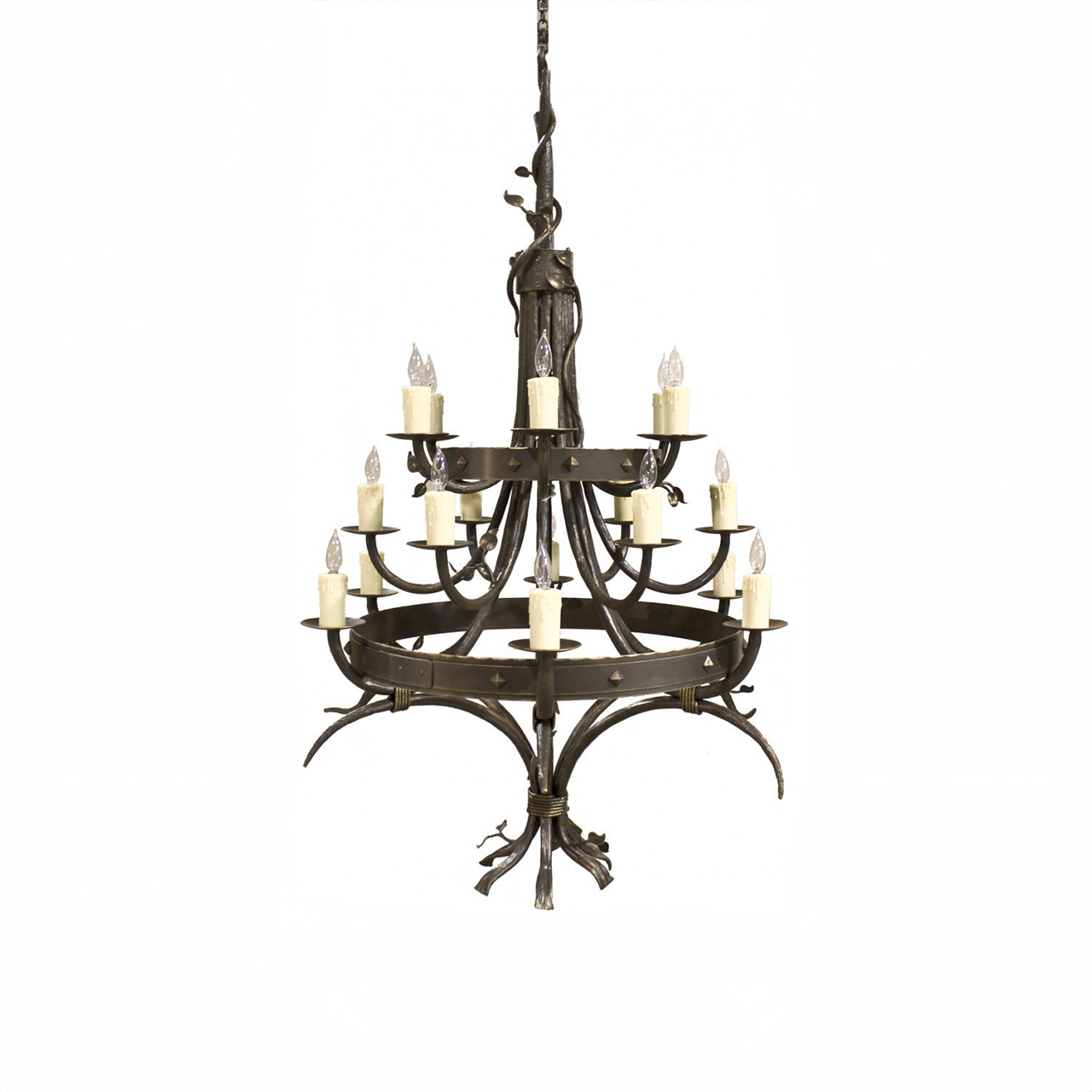 Urban Forge Elm Springs Iron Chandelier