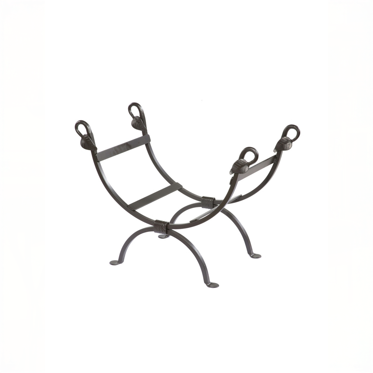 Urban Forge Iron Log Basket - Evening Shade Collection