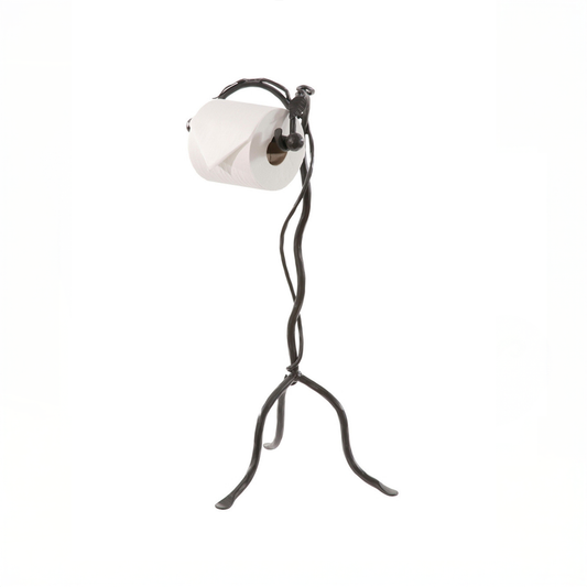 Urban Forge Evening Shade Standing Iron Toilet Tissue Holder