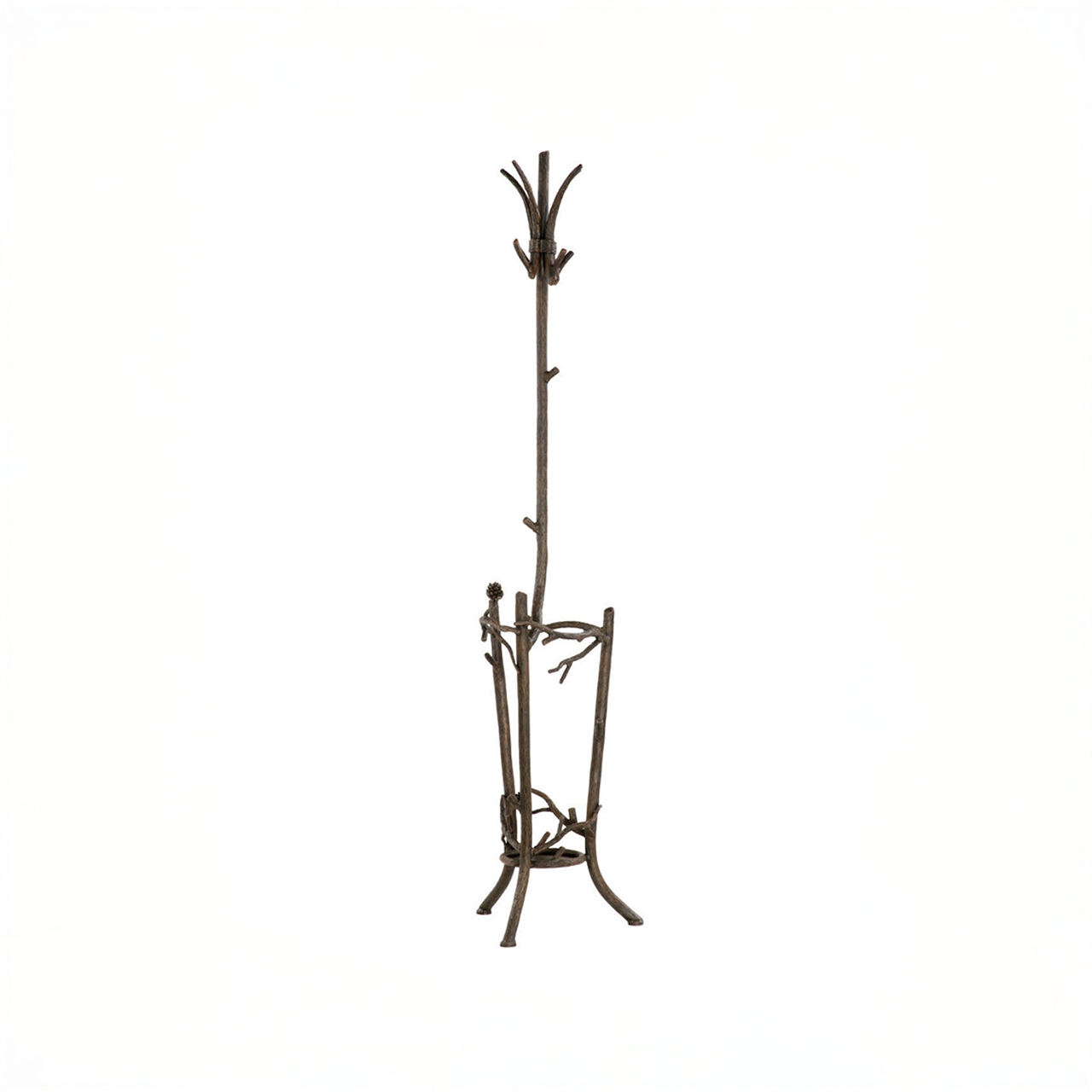 Urban Forge Evergreen Iron Coat and Umbrella Stand