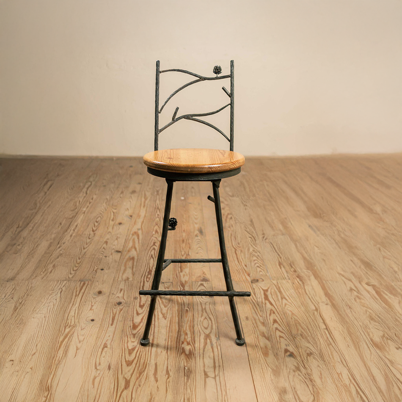 Urban Forge Evergreen Iron Stool