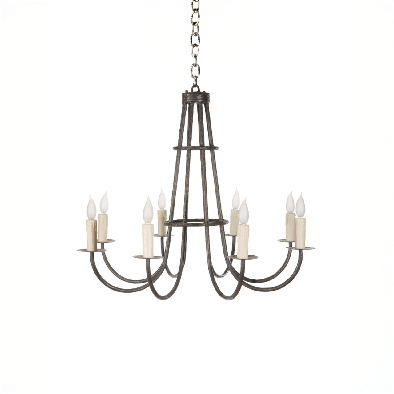 Urban Forge Huntington Iron Chandelier - 8 Arm