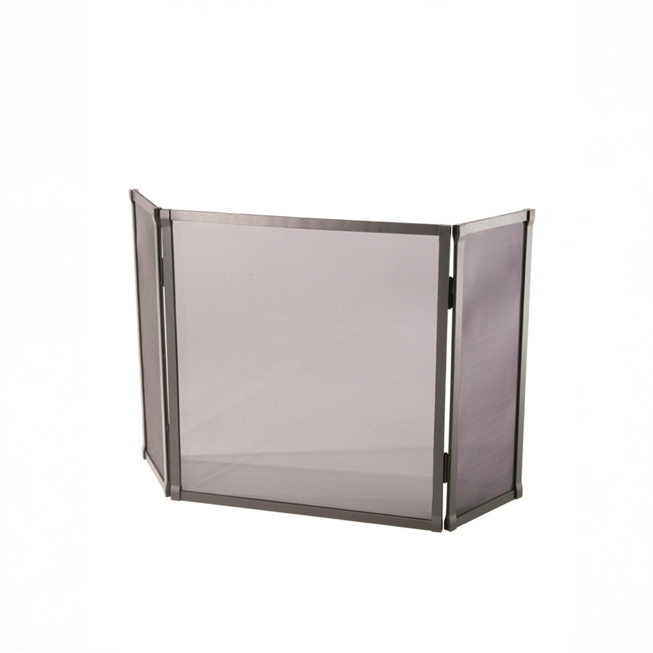 Urban Forge Iron Fire Screen - Full Faced - Triple Panel