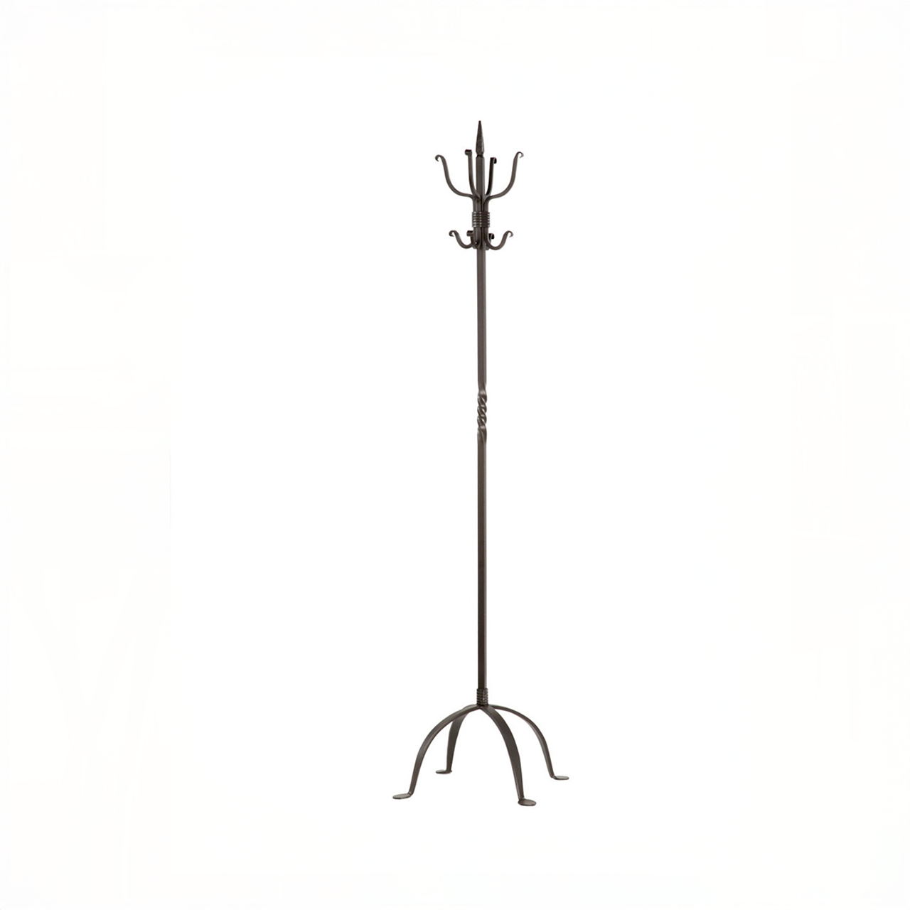 Urban Forge Iron French Twist Standing Coat Rack