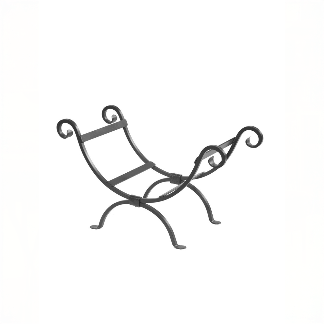 Urban Forge Iron Log Basket - Meadow