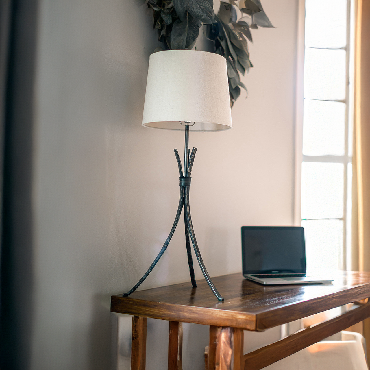 Urban Forge Meridian Iron Table Lamp