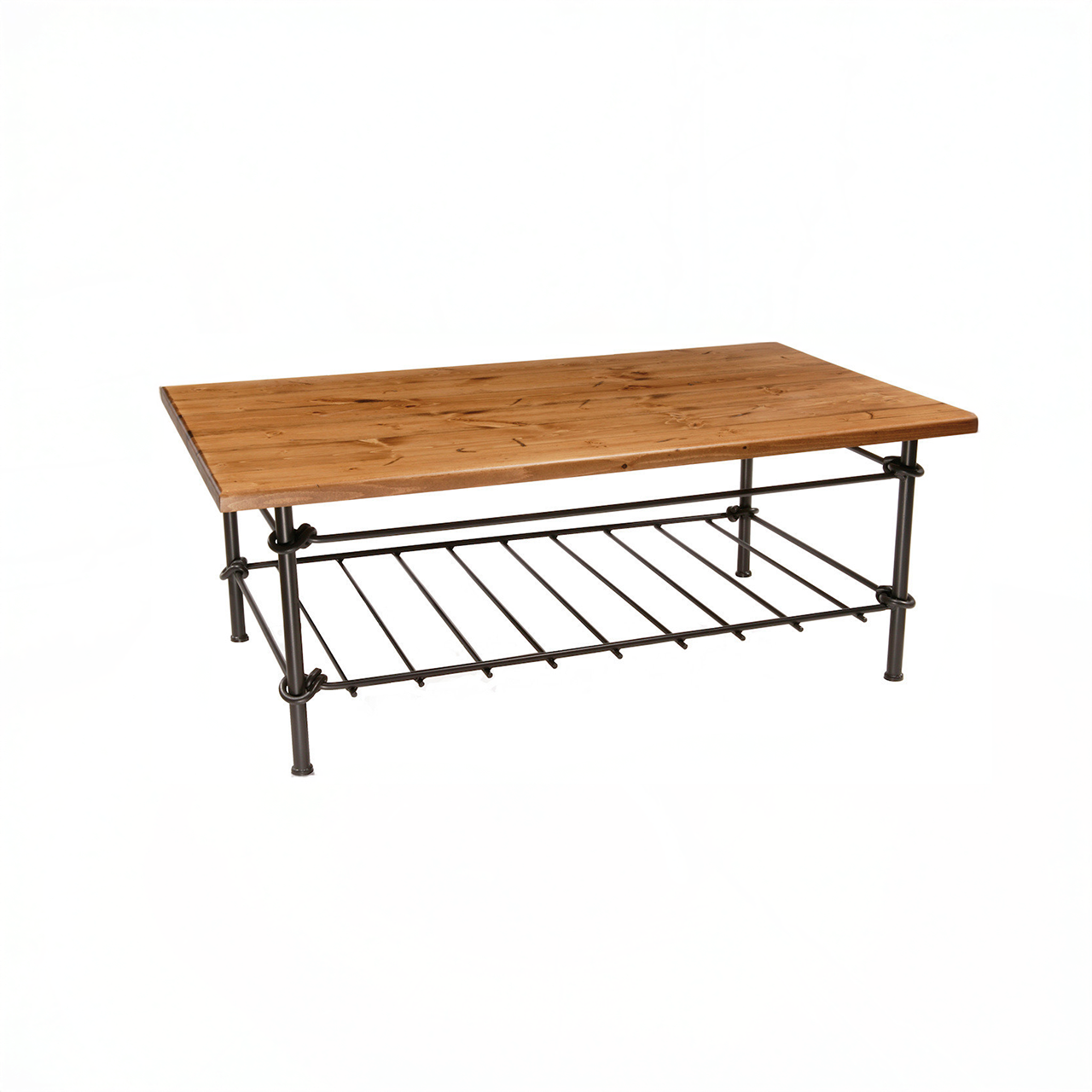 Urban Forge Rose Bud Iron Coffee Table
