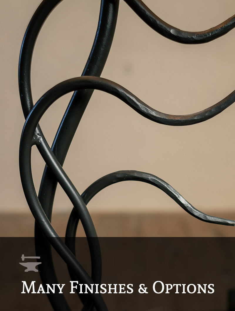 Urban Forge Windblown Iron Table Lamp
